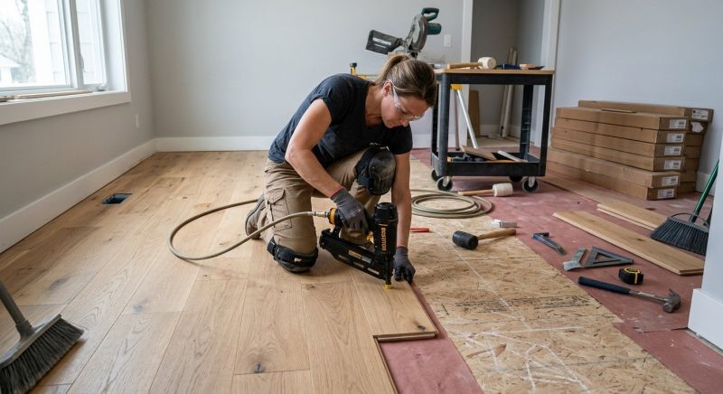 Wood Floor Service project example
