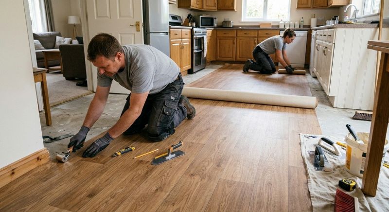 Linoleum Floor Installation in Goodyear, AZ