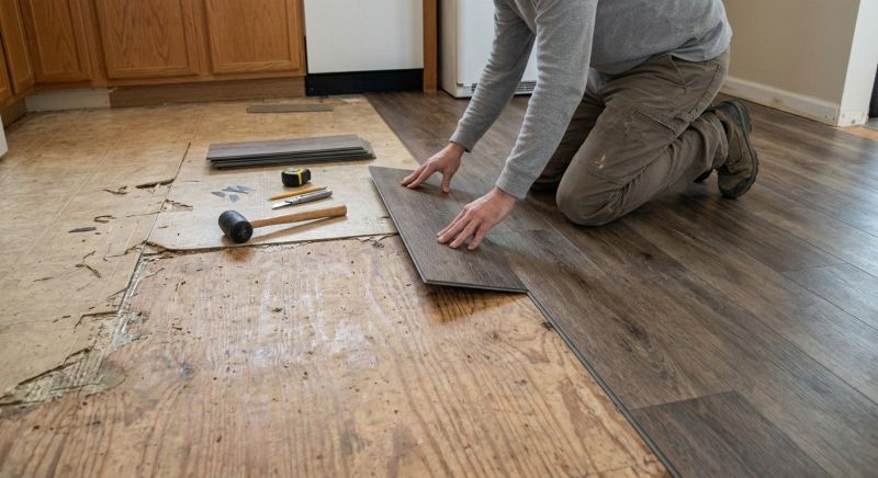 Vinyl Tile Replacement in Goodyear, AZ